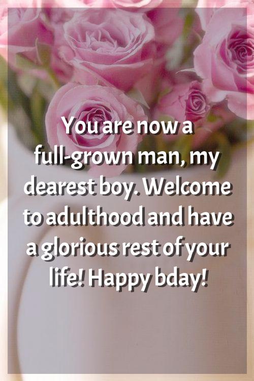 happy birthday son messages from mom